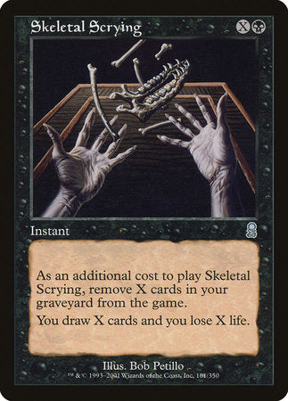 Skeletal Scrying [Odyssey] | North Game Den