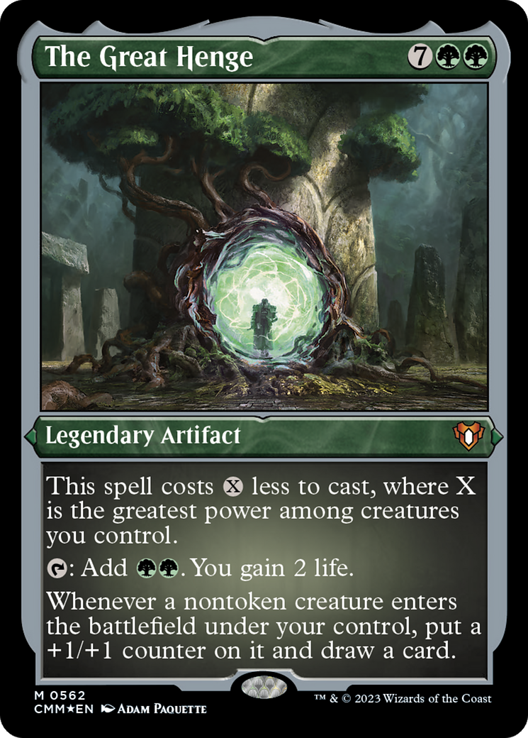 The Great Henge (Foil Etched) [Commander Masters] | North Game Den