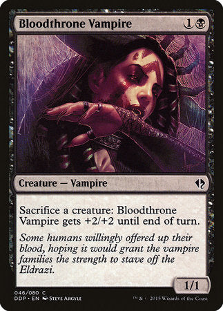 Bloodthrone Vampire [Duel Decks: Zendikar vs. Eldrazi] | North Game Den