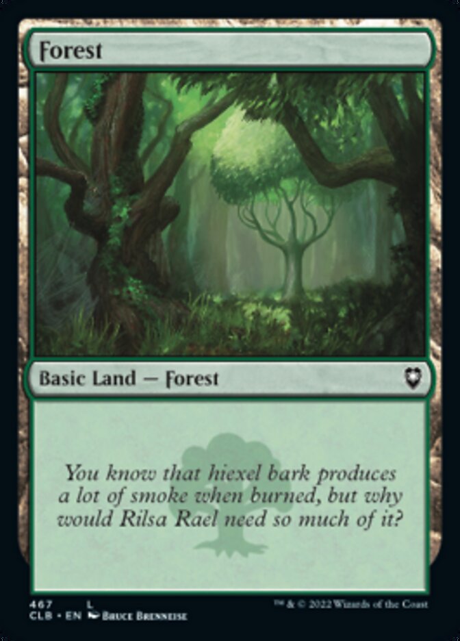 Forest (467) [Commander Legends: Battle for Baldur's Gate] | North Game Den