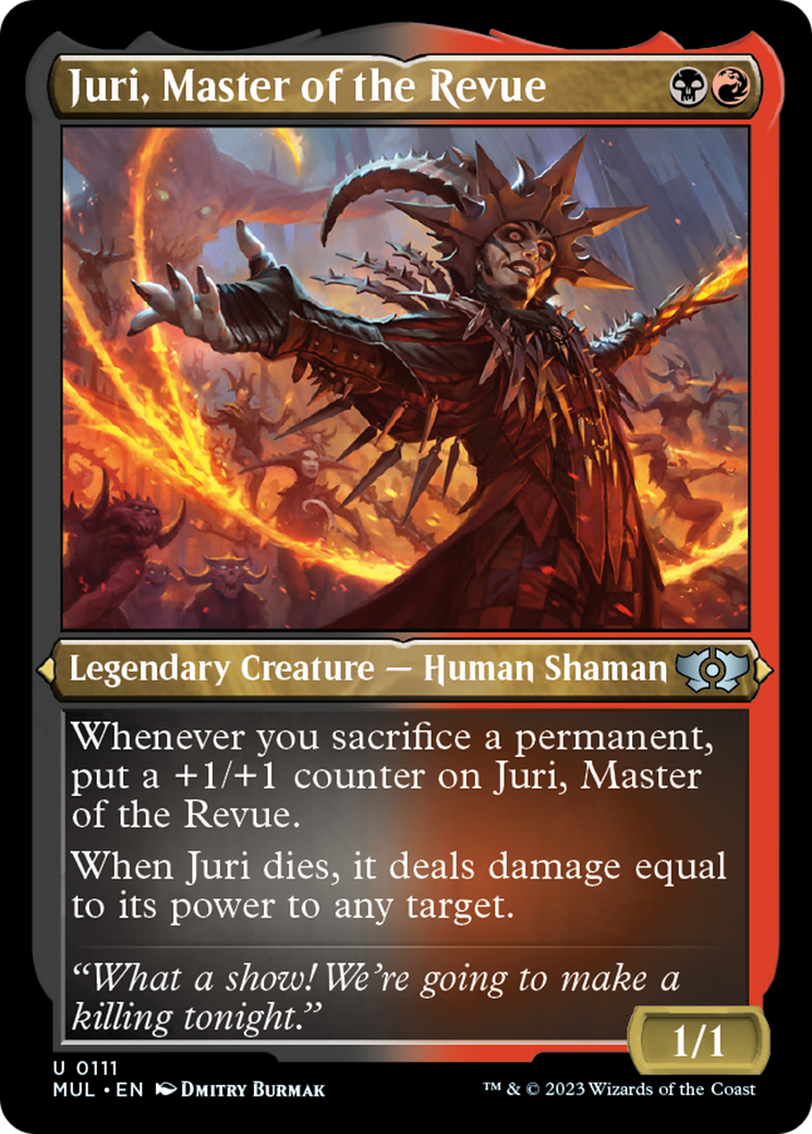Juri, Master of the Revue (Foil Etched) [Multiverse Legends] | North Game Den