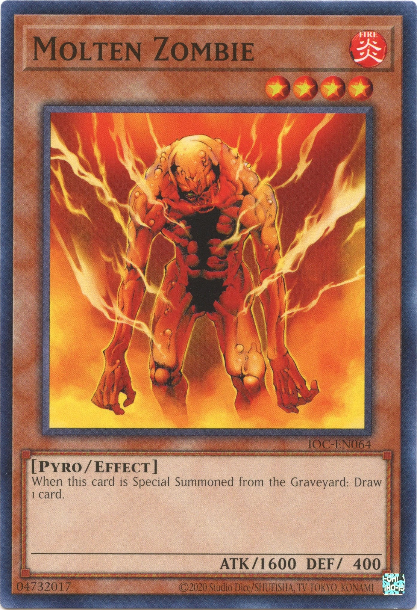 Molten Zombie (25th Anniversary) [IOC-EN064] Common | North Game Den