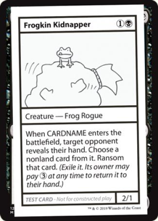 Frogkin Kidnapper (2021 Edition) [Mystery Booster Playtest Cards] | North Game Den