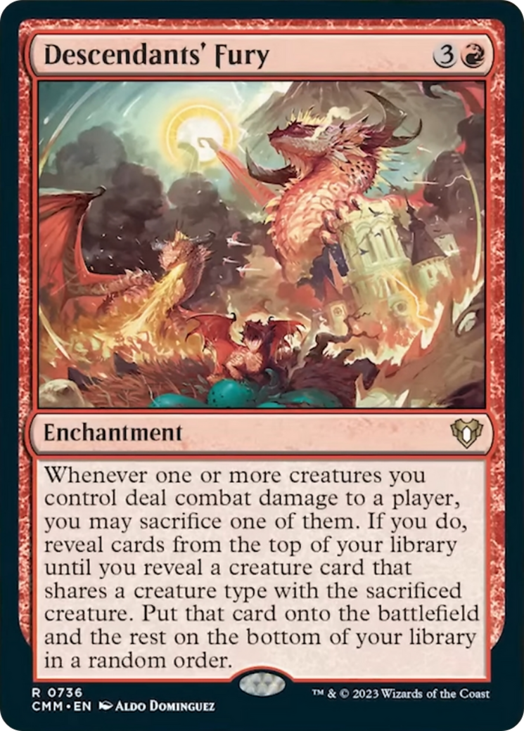 Descendants' Fury [Commander Masters] | North Game Den