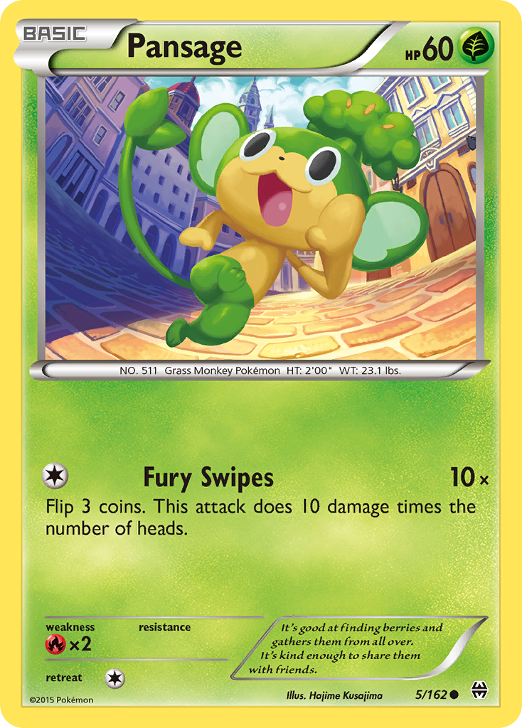 Pansage (5/162) [XY: BREAKthrough] | North Game Den