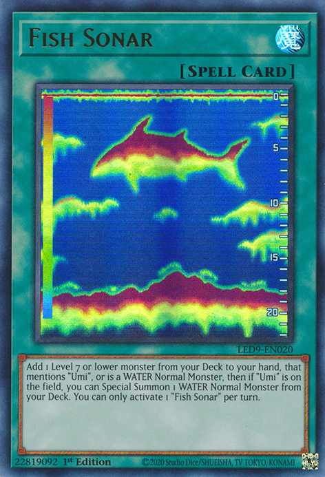 Fish Sonar [LED9-EN020] Ultra Rare | North Game Den