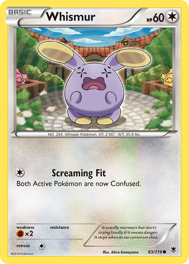 Whismur (83/119) [XY: Phantom Forces] | North Game Den