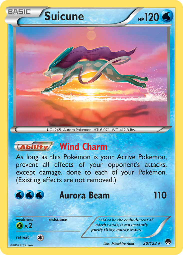 Suicune (30/122) [XY: BREAKpoint] | North Game Den