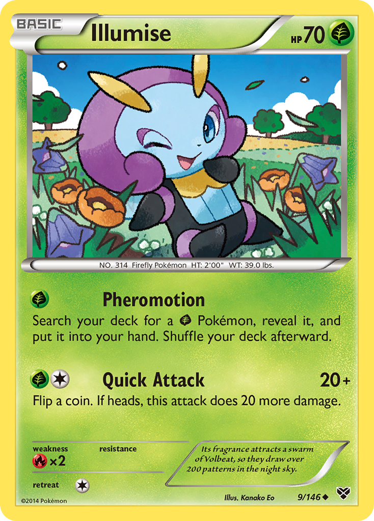 Illumise (9/146) [XY: Base Set] | North Game Den