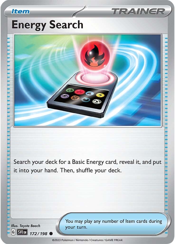 Energy Search (172/198) [Scarlet & Violet: Base Set] | North Game Den