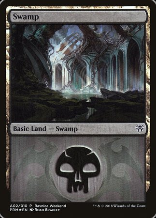 Swamp - Dimir (A02) [GRN Ravnica Weekend] | North Game Den