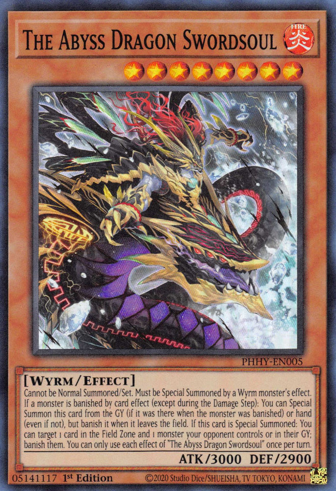 The Abyss Dragon Swordsoul [PHHY-EN005] Super Rare | North Game Den
