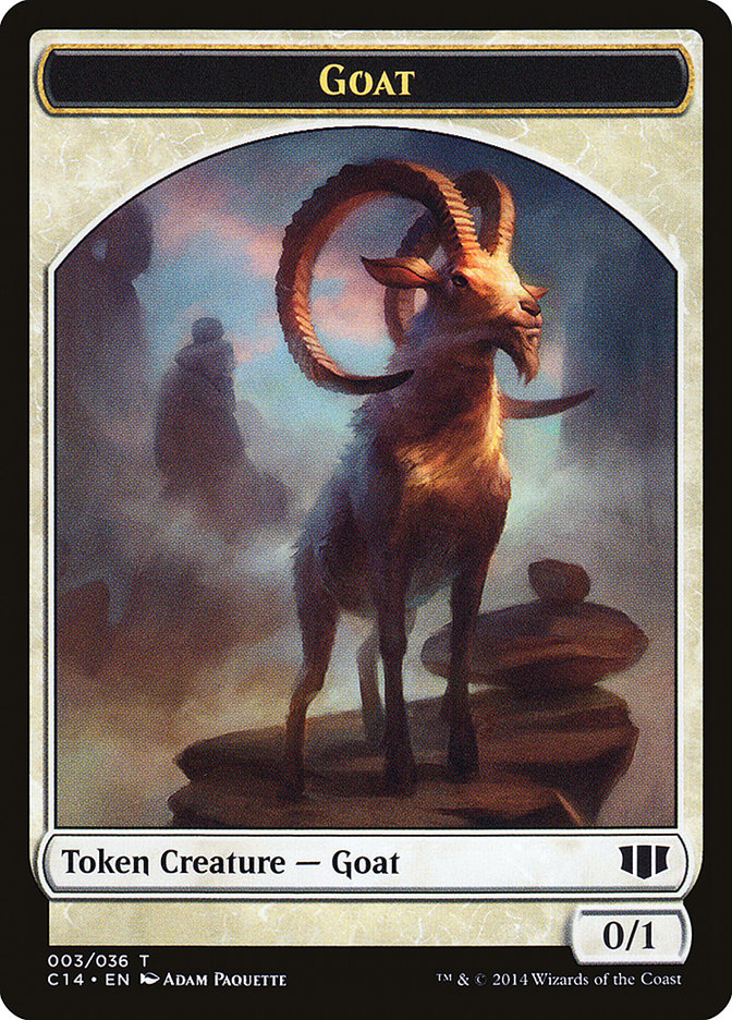 Wurm (032/036) // Goat Double-sided Token [Commander 2014 Tokens] | North Game Den