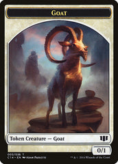 Goblin // Goat Double-sided Token [Commander 2014 Tokens] | North Game Den