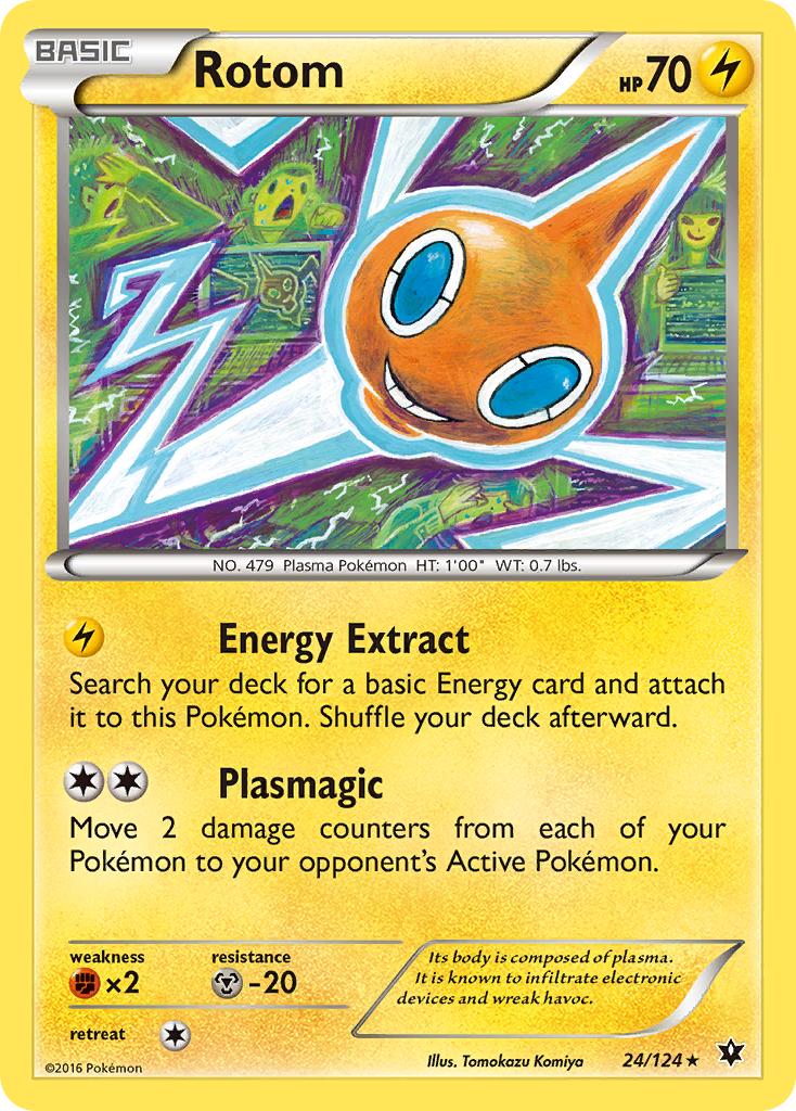 Rotom (24/124) [XY: Fates Collide] | North Game Den