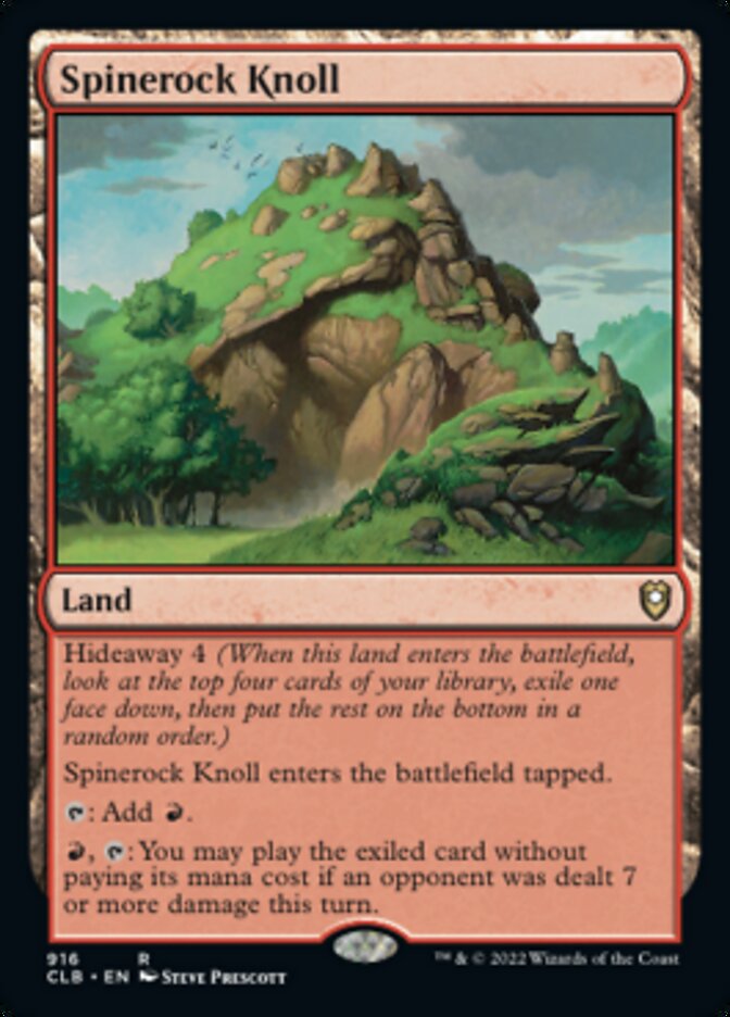 Spinerock Knoll [Commander Legends: Battle for Baldur's Gate] | North Game Den