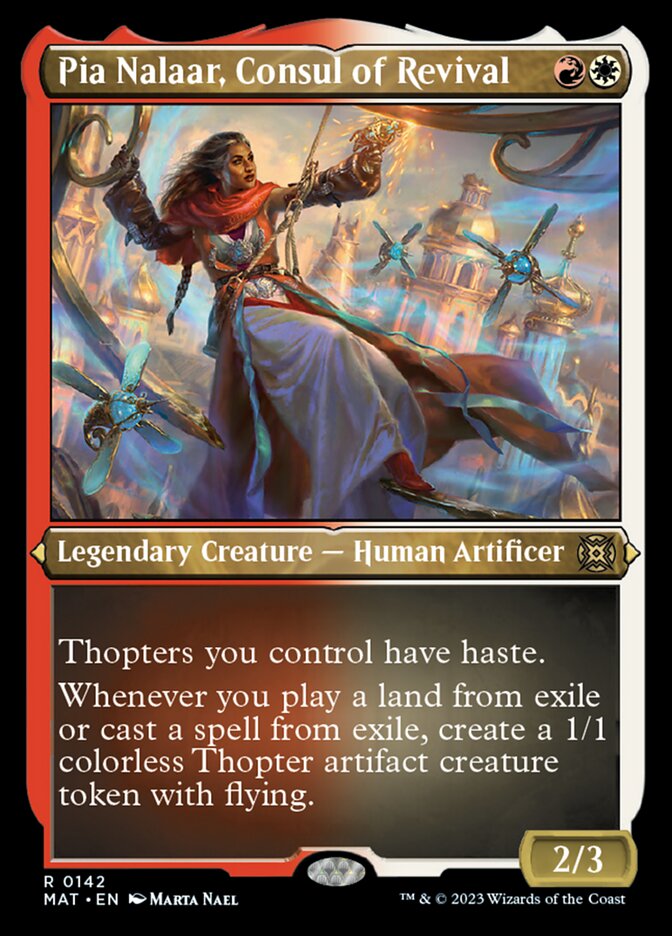 Pia Nalaar, Consul of Revival (Foil Etched) [March of the Machine: The Aftermath] | North Game Den