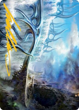 Mistvault Bridge Art Card (Gold-Stamped Signature) [Modern Horizons 2 Art Series] | North Game Den