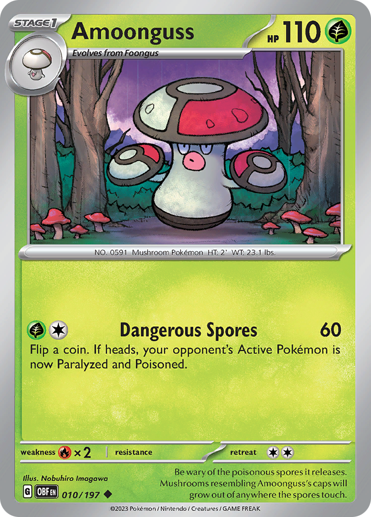 Amoonguss (010/197) [Scarlet & Violet: Obsidian Flames] | North Game Den