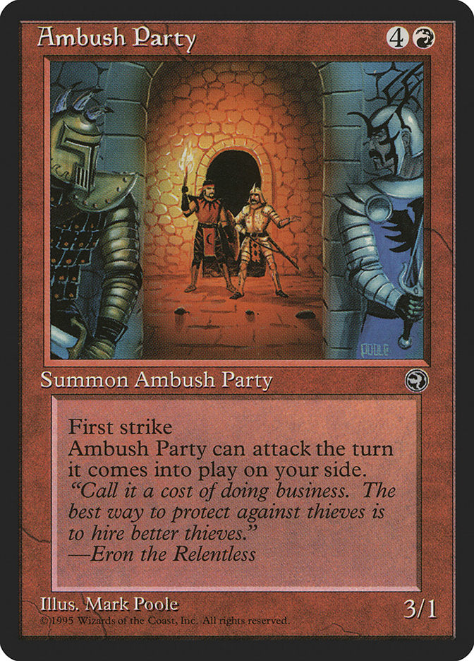 Ambush Party (Eron Flavor Text) [Homelands] | North Game Den