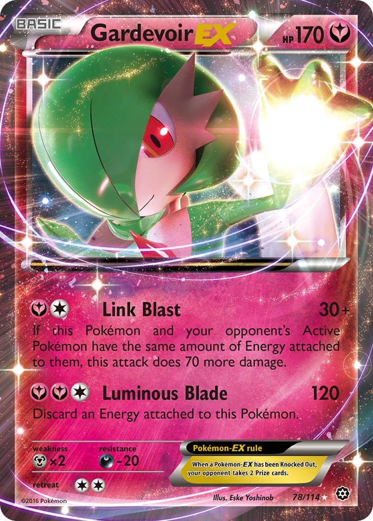 Gardevoir EX (78/114) [XY: Steam Siege] | North Game Den