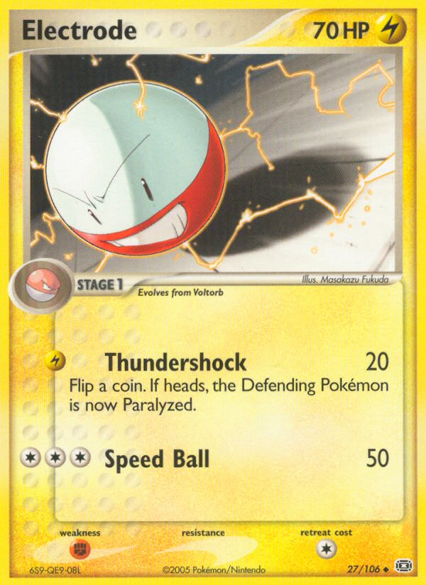 Electrode (27/106) [EX: Emerald] | North Game Den