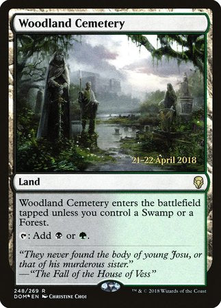 Woodland Cemetery [Dominaria Promos] | North Game Den