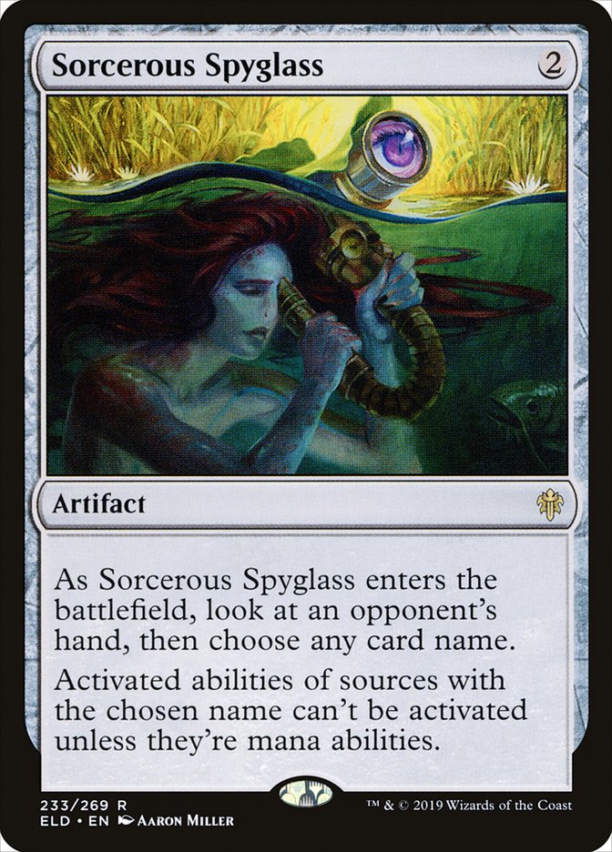 Sorcerous Spyglass [Throne of Eldraine] | North Game Den