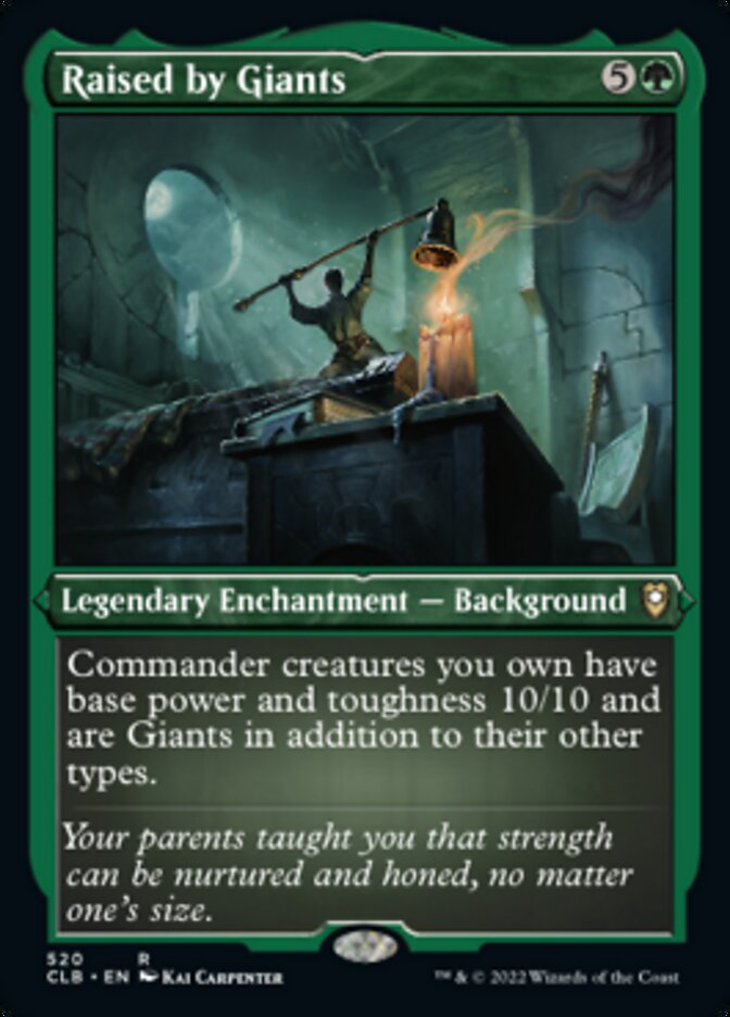 Raised by Giants (Foil Etched) [Commander Legends: Battle for Baldur's Gate] | North Game Den