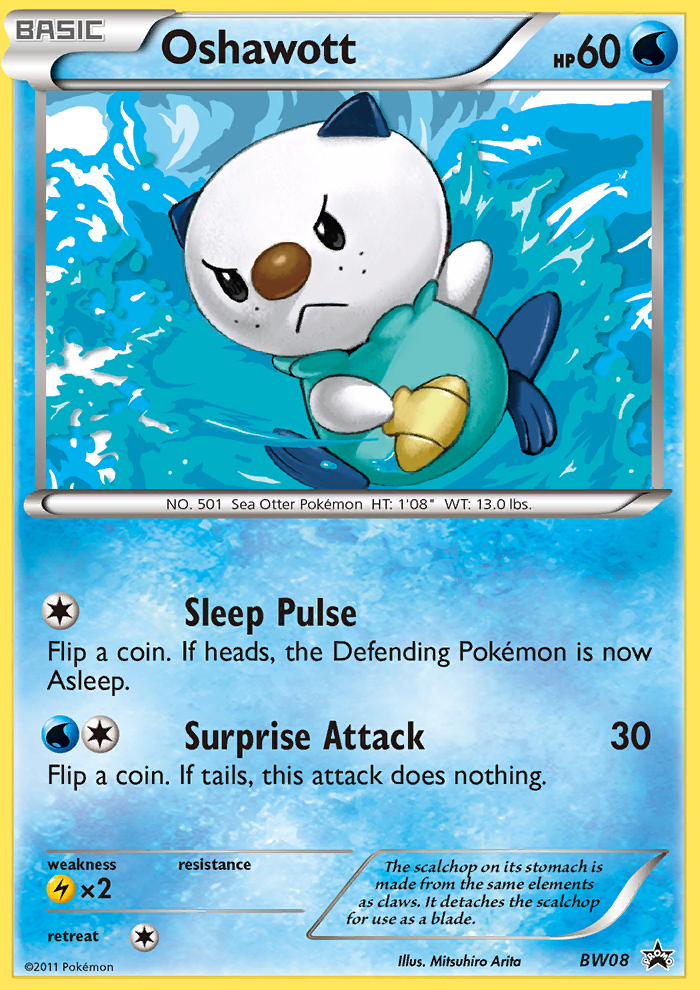 Oshawott (BW08) [Black & White: Black Star Promos] | North Game Den