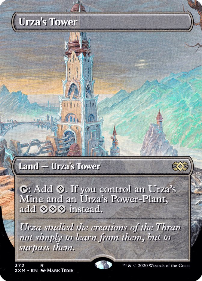 Urza's Tower (Borderless) [Double Masters] | North Game Den