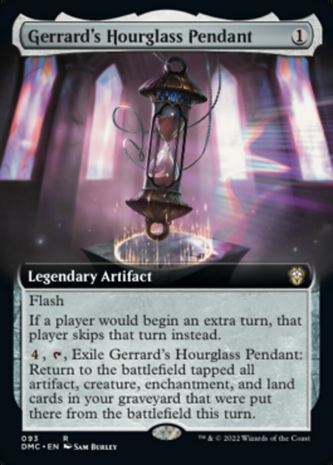 Gerrard's Hourglass Pendant (Extended Art) [Dominaria United Commander] | North Game Den