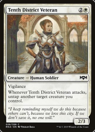 Tenth District Veteran [Ravnica Allegiance] | North Game Den