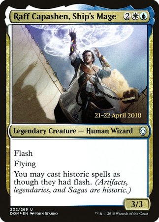 Raff Capashen, Ship's Mage [Dominaria Promos] | North Game Den