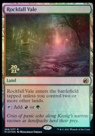 Rockfall Vale [Innistrad: Midnight Hunt Prerelease Promos] | North Game Den