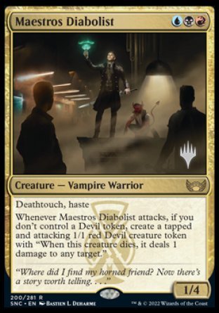 Maestros Diabolist (Promo Pack) [Streets of New Capenna Promos] | North Game Den