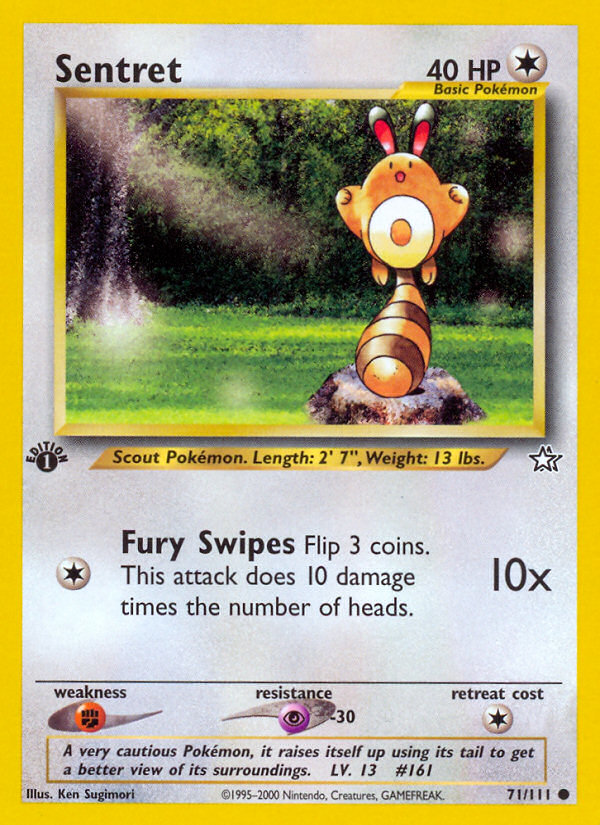 Sentret (71/111) [Neo Genesis 1st Edition] | North Game Den