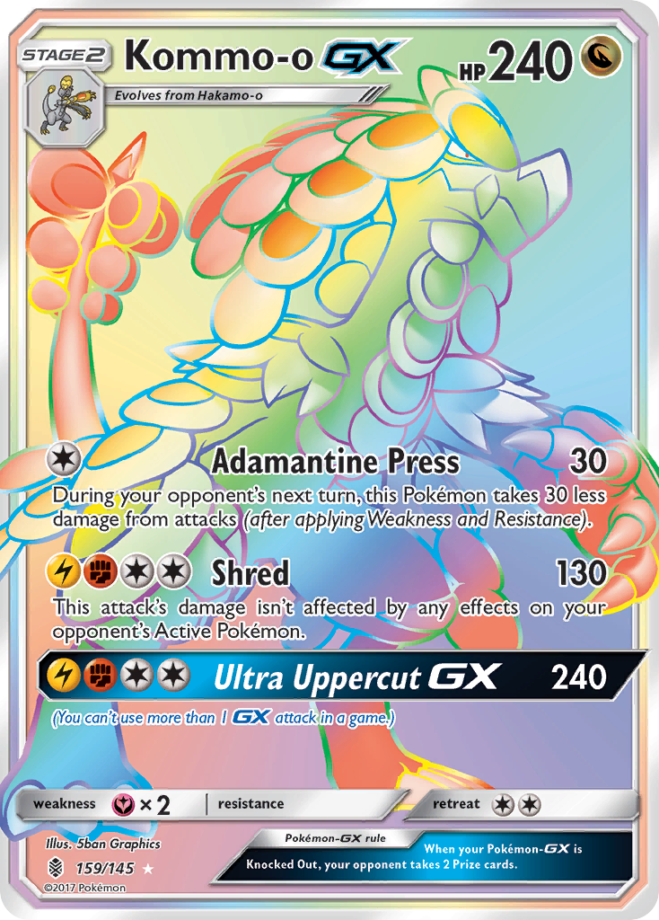 Kommo-o GX (159/145) [Sun & Moon: Guardians Rising] | North Game Den