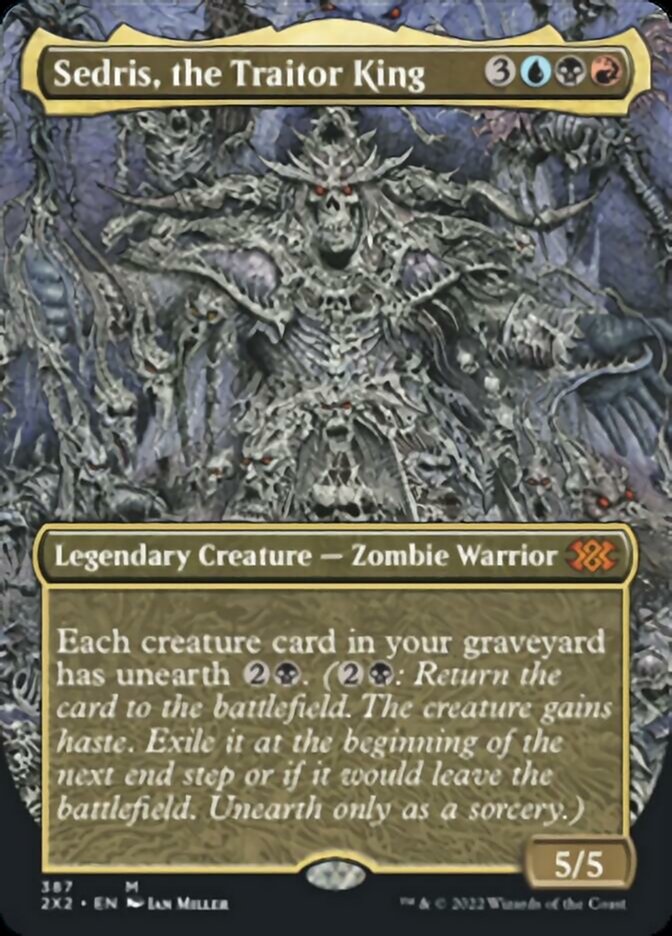 Sedris, the Traitor King (Borderless Alternate Art) [Double Masters 2022] | North Game Den