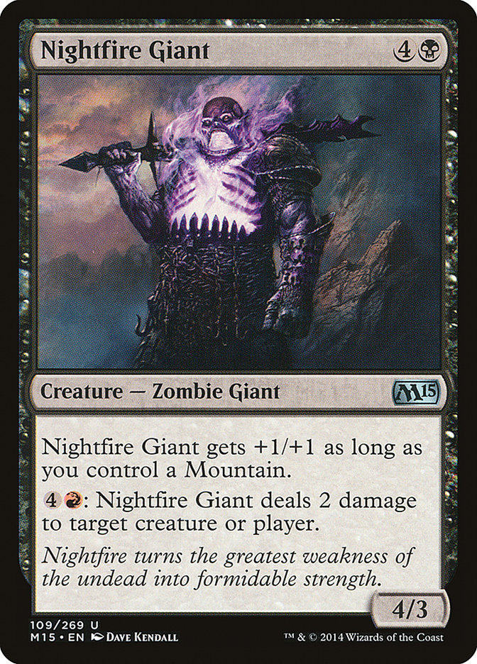 Nightfire Giant [Magic 2015] | North Game Den