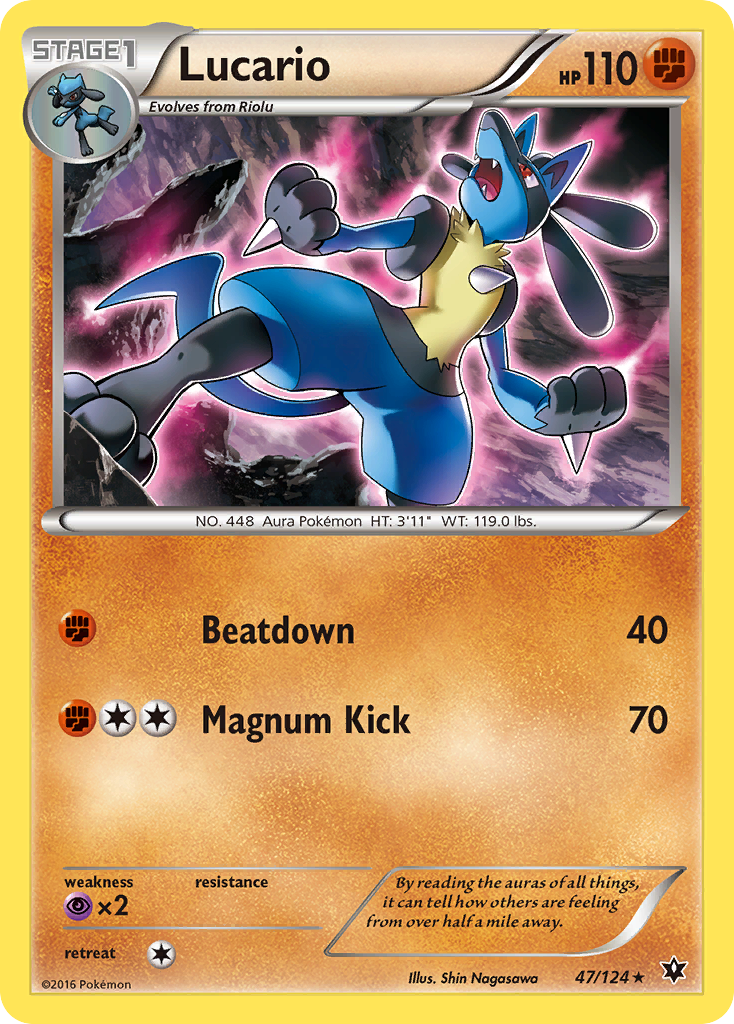 Lucario (47/124) [XY: Fates Collide] | North Game Den