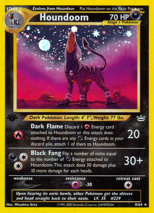 Houndoom (8/64) [Neo Revelation 1st Edition] | North Game Den