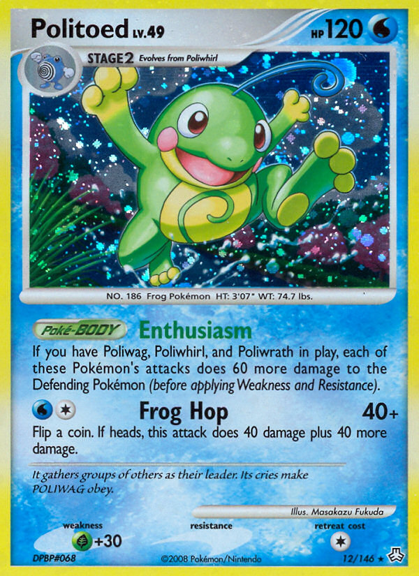 Politoed (12/146) [Diamond & Pearl: Legends Awakened] | North Game Den