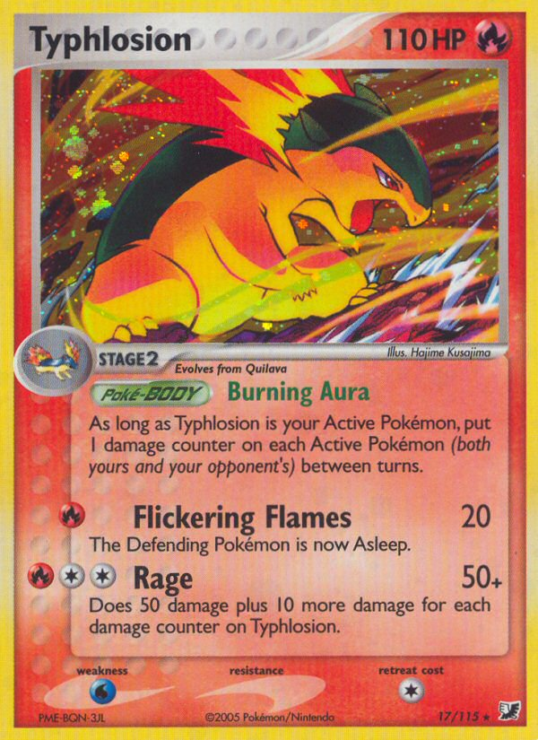 Typhlosion (17/115) [EX: Unseen Forces] | North Game Den