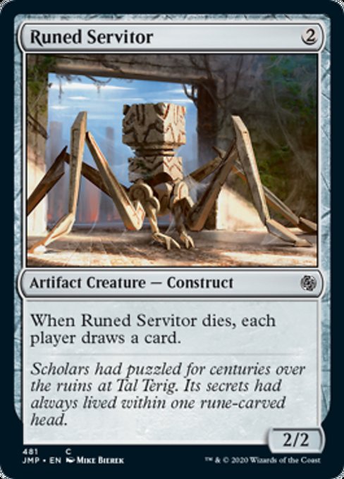 Runed Servitor [Jumpstart] | North Game Den