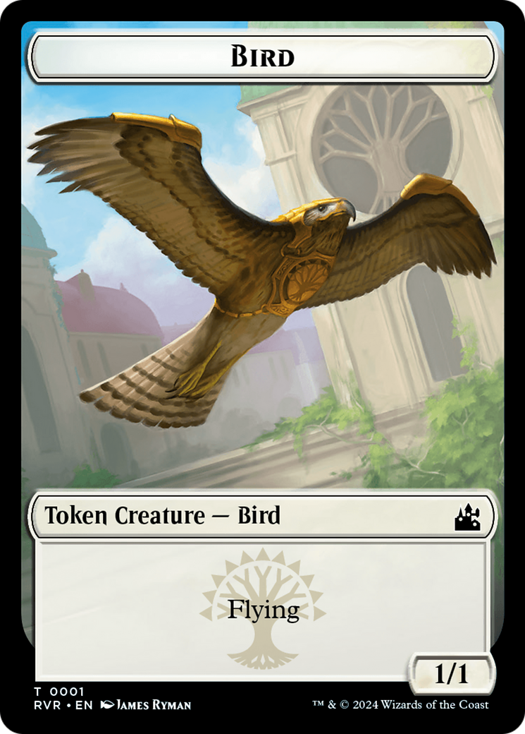 Bird Token [Ravnica Remastered Tokens] | North Game Den