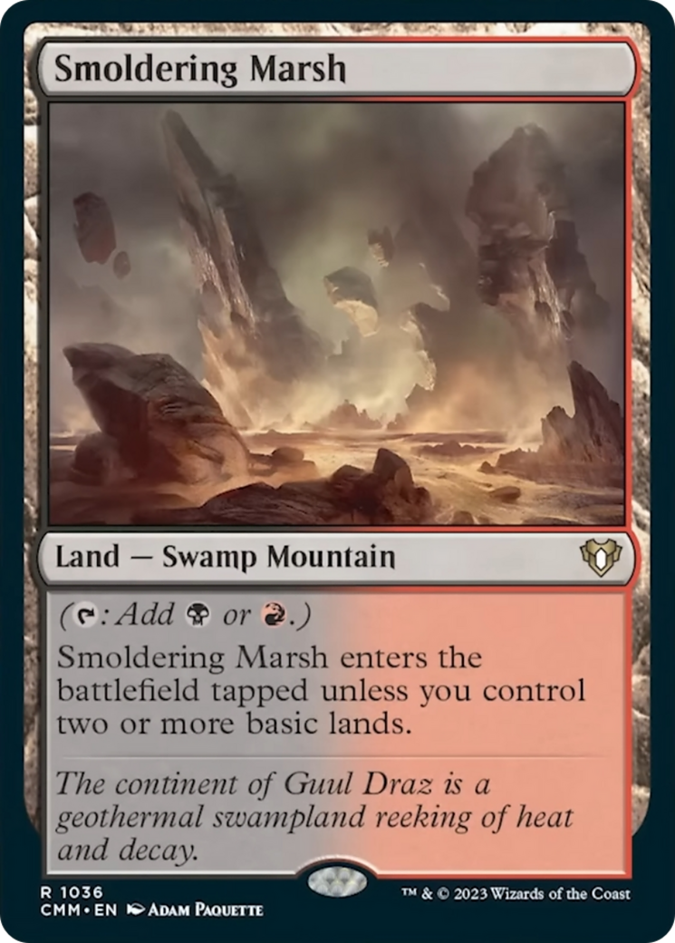 Smoldering Marsh [Commander Masters] | North Game Den