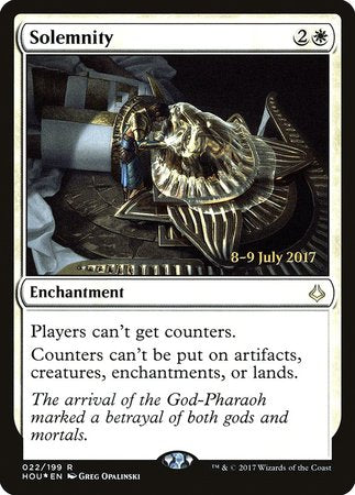 Solemnity [Hour of Devastation Promos] | North Game Den