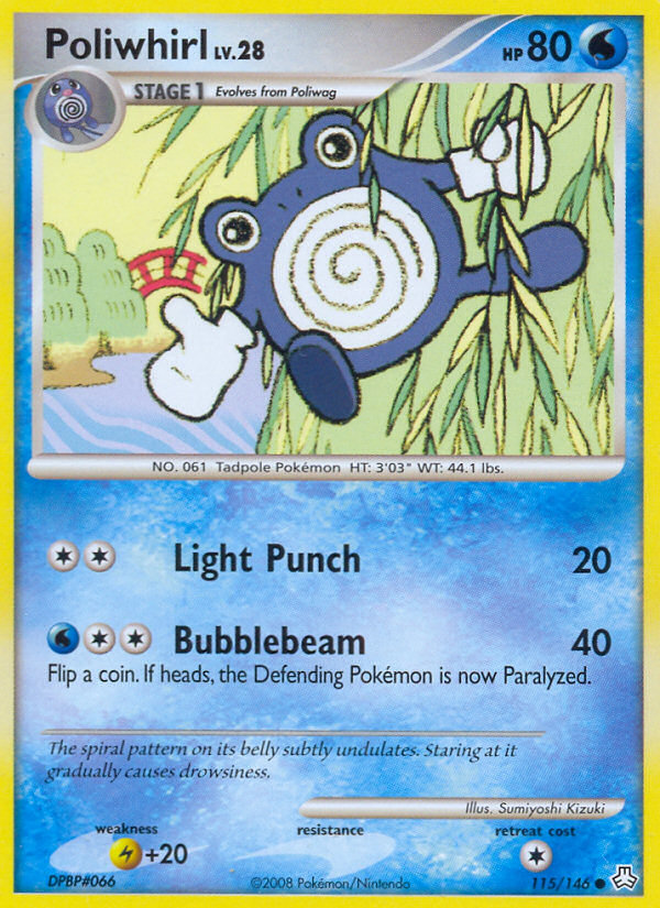 Poliwhirl (115/146) [Diamond & Pearl: Legends Awakened] | North Game Den