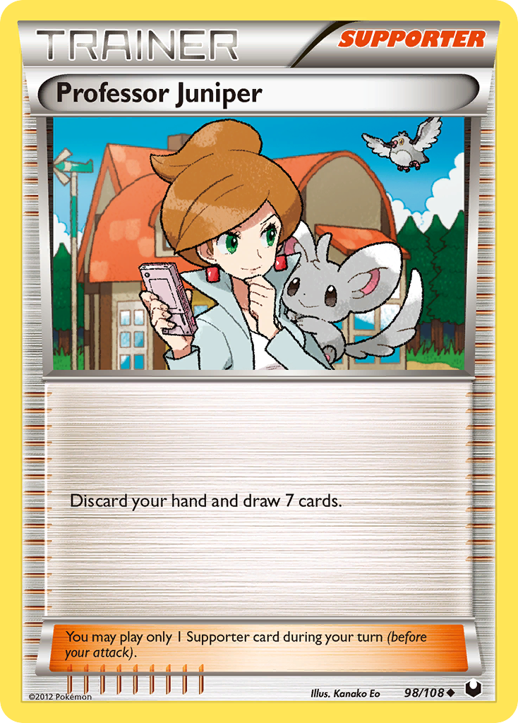 Professor Juniper (98/108) [Black & White: Dark Explorers] | North Game Den